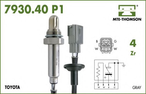 MTE-THOMSON 793040050P1 Лямбда-зонд MTE-THOMSON для TOYOTA