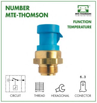 MTE-THOMSON 787 Датчик включения вентилятора MTE-THOMSON для FORD