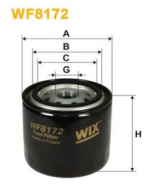WIX FILTERS WF8172 Топливный фильтр WIX FILTERS 
