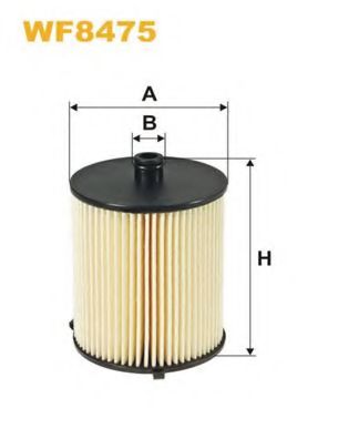 WIX FILTERS WF8475 Топливный фильтр WIX FILTERS 