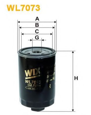 WIX FILTERS WL7073 Масляный фильтр WIX FILTERS 