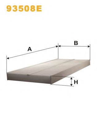 WIX FILTERS 93508E Фильтр, воздух во внутренном пространстве 