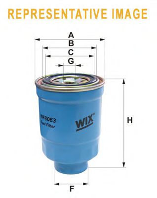 WIX FILTERS WF8211 Топливный фильтр WIX FILTERS 
