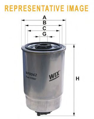 WIX FILTERS WF8277 Топливный фильтр WIX FILTERS для KIA