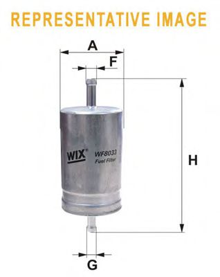 WIX FILTERS WF8041 Топливный фильтр для VOLKSWAGEN PASSAT
