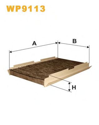 WIX FILTERS WP9113 Фильтр салона WIX FILTERS 