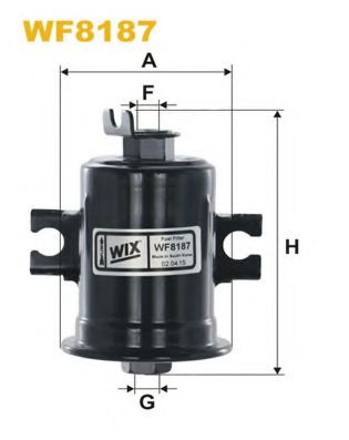 WIX FILTERS WF8187 Топливный фильтр WIX FILTERS 