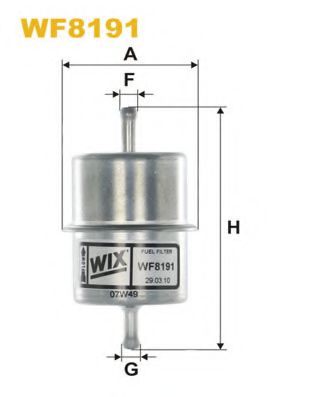 WIX FILTERS WF8191 Топливный фильтр WIX FILTERS 