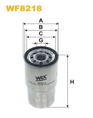 WIX FILTERS WF8218 Топливный фильтр WIX FILTERS 