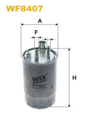 WIX FILTERS WF8407 Топливный фильтр WIX FILTERS 