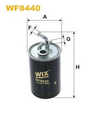 WIX FILTERS WF8440 Топливный фильтр WIX FILTERS для DODGE