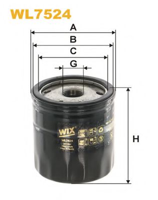 WIX FILTERS WL7524 Масляный фильтр для FORD KUGA