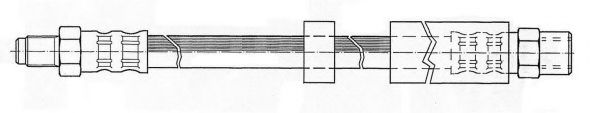 CEF 511711 Тормозной шланг CEF для BMW