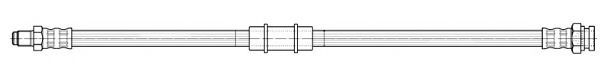 CEF 517134 Тормозной шланг для FIAT FIORINO фургон (146) 75 i.e. 1.5 CEF 517134 Тормозной шланг для FIAT FIORINO фургон (146) 75 i.e. 1.5