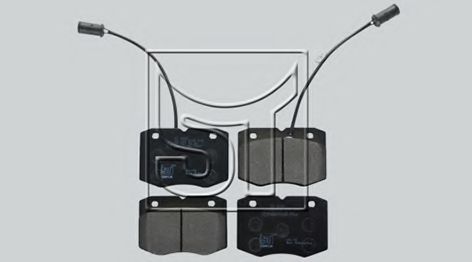 ST-TEMPLIN 031208700610 Комплект тормозных колодок, дисковый тормоз 