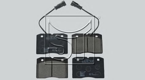 ST-TEMPLIN 031208700660 Комплект тормозных колодок, дисковый тормоз 