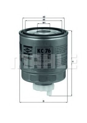 KNECHT KC76 Топливный фильтр KNECHT 