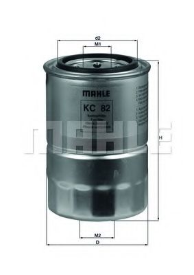 KNECHT KC82D Топливный фильтр для PROTON