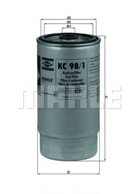 KNECHT KC981 Топливный фильтр KNECHT 
