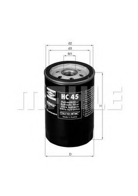 KNECHT HC45 Фильтр масляный АКПП 
