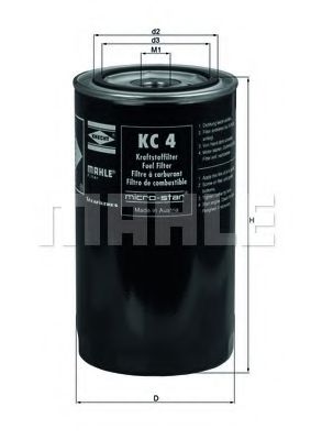KNECHT KC4 Топливный фильтр для IVECO