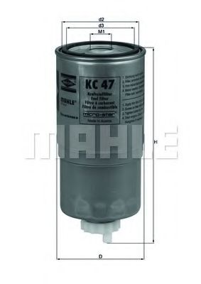 KNECHT KC47 Топливный фильтр KNECHT 