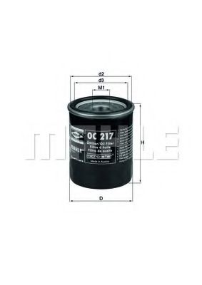 KNECHT OC217 Масляный фильтр для TOYOTA AVENSIS Combi (T25)