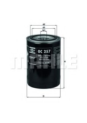 KNECHT OC257 Масляный фильтр для AUDI A4