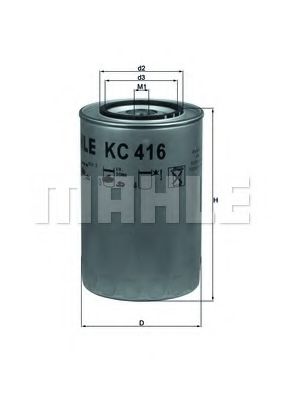 KNECHT KC416 Топливный фильтр KNECHT 
