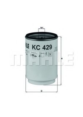 KNECHT KC429D Топливный фильтр KNECHT 