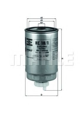 KNECHT KC181 Топливный фильтр для DAF