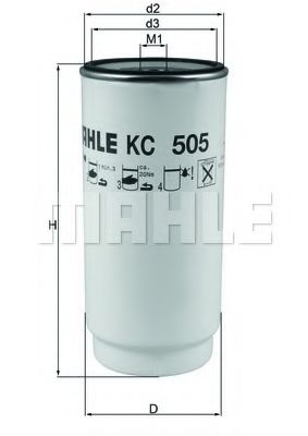 KNECHT KC505D Топливный фильтр KNECHT 