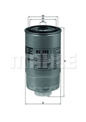 KNECHT KC195 Топливный фильтр для FIAT STILO