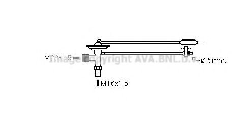 PRASCO TO1684 Расширительный клапан кондиционера для LEXUS