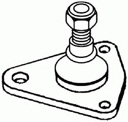 LEMFÖRDER 1820701 Несущий направляющий шарнир 