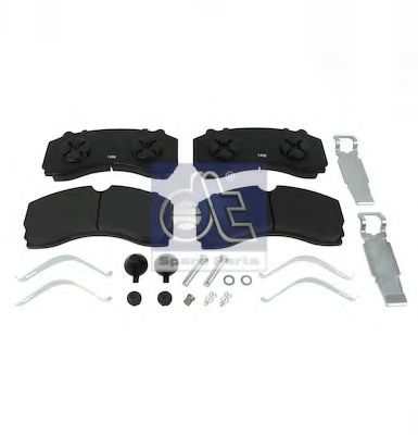 DT 490936 Комплект тормозных колодок, дисковый тормоз DT 490936 Комплект тормозных колодок, дисковый тормоз