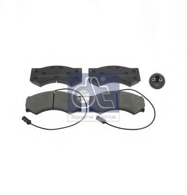DT 792604 Комплект тормозных колодок, дисковый тормоз 