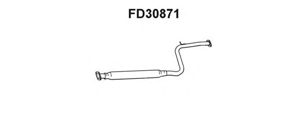 VENEPORTE FD30871 Средний глушитель выхлопных газов  VENEPORTE FD30871 Средний глушитель выхлопных газов