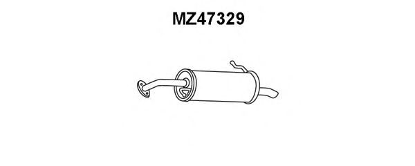 VENEPORTE MZ47329 Глушитель выхлопных газов для MAZDA PREMACY