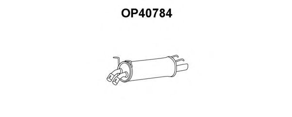 OP40784 VENEPORTE Глушитель выхлопных газов конечный OP40784 VENEPORTE Глушитель выхлопных газов конечный