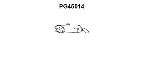 PG45014 VENEPORTE Глушитель выхлопных газов конечный PG45014 VENEPORTE Глушитель выхлопных газов конечный