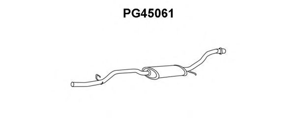 PG45061 VENEPORTE Средний глушитель выхлопных газов PG45061 VENEPORTE Средний глушитель выхлопных газов
