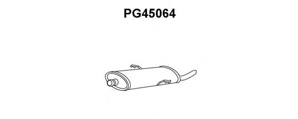 PG45064 VENEPORTE Глушитель выхлопных газов конечный PG45064 VENEPORTE Глушитель выхлопных газов конечный