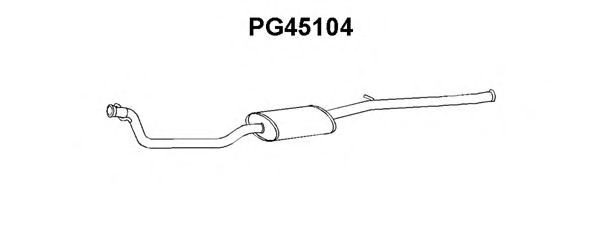 PG45104 VENEPORTE Предглушитель выхлопных газов PG45104 VENEPORTE Предглушитель выхлопных газов