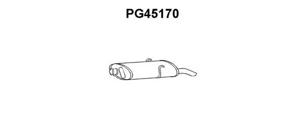 PG45170 VENEPORTE Глушитель выхлопных газов конечный PG45170 VENEPORTE Глушитель выхлопных газов конечный
