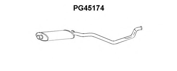 PG45174 VENEPORTE Предглушитель выхлопных газов PG45174 VENEPORTE Предглушитель выхлопных газов