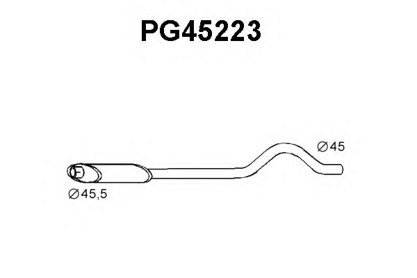 PG45223 VENEPORTE Предглушитель выхлопных газов PG45223 VENEPORTE Предглушитель выхлопных газов