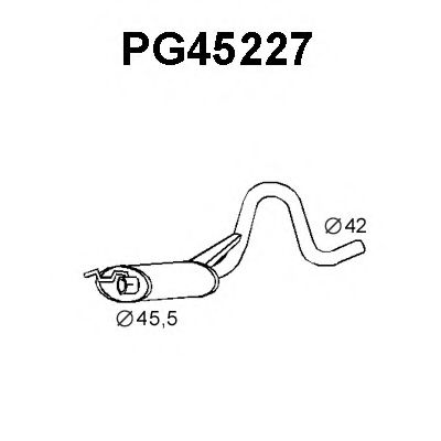 PG45227 VENEPORTE Предглушитель выхлопных газов PG45227 VENEPORTE Предглушитель выхлопных газов