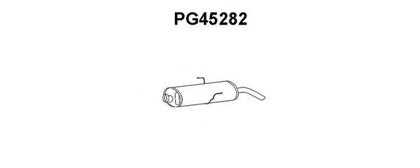 PG45282 VENEPORTE Глушитель выхлопных газов конечный PG45282 VENEPORTE Глушитель выхлопных газов конечный