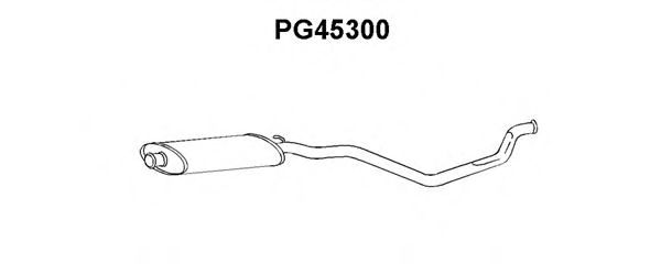 PG45300 VENEPORTE Средний глушитель выхлопных газов PG45300 VENEPORTE Средний глушитель выхлопных газов